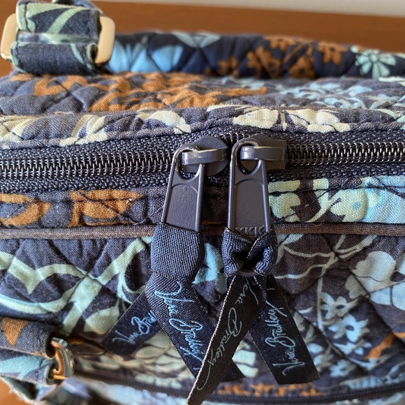 VERA BRADLEY Bowler Bag in Java Floral (Retired Pattern) - Shoulder Purse - Picture 9 of 14